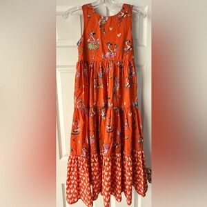 Stella McCartney Orange Maxi Bubble Dress